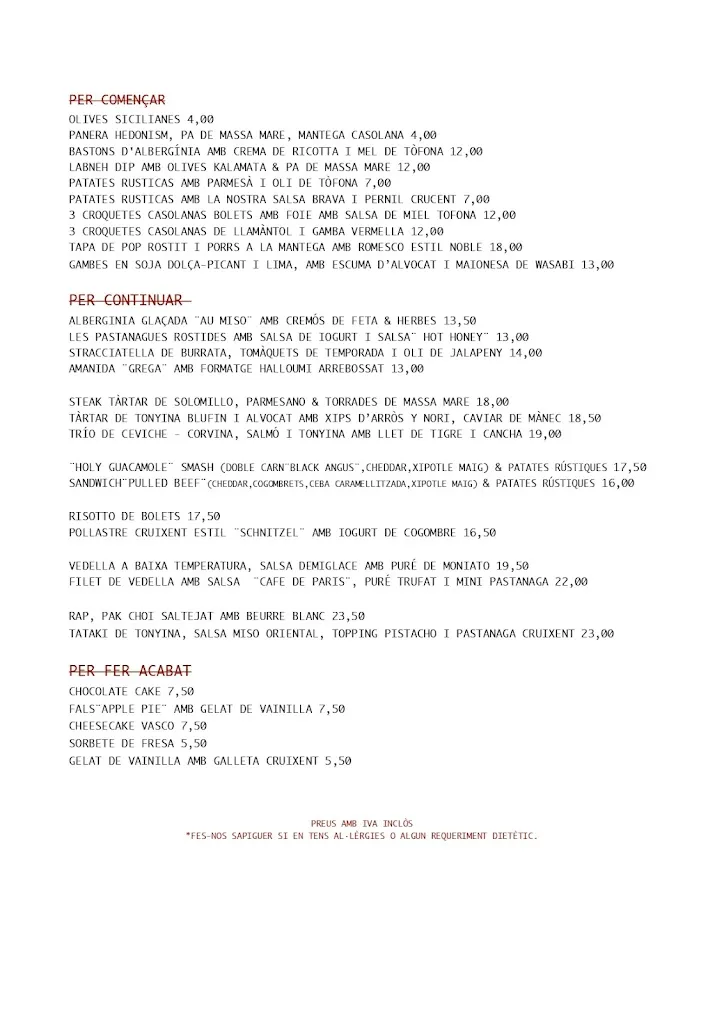 Menu_Noble Barcelona_Barcelona_image_3