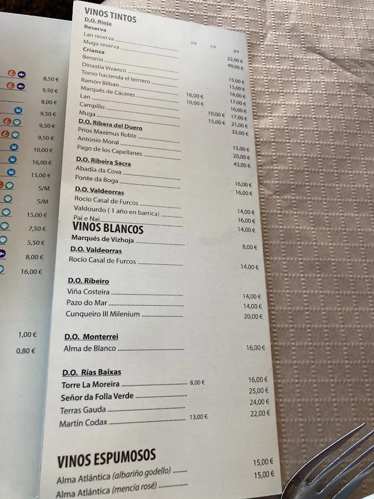 Menu_Mariñaos Restaurante y Marisqueria_Oroso_image_4