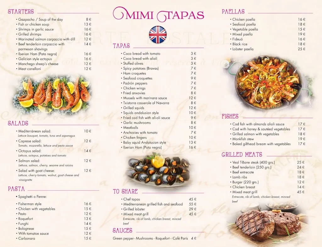 Menu_Mimi Tapas Restaurant_Barcelona_immagine_1