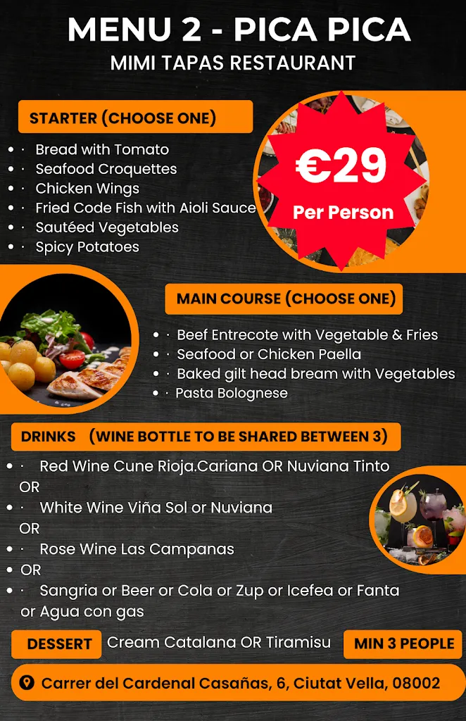Menu_Mimi Tapas Restaurant_Barcelona_immagine_3