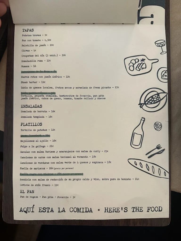 Menu_Gràcia Platets i Bistró_Barcelona_image_3