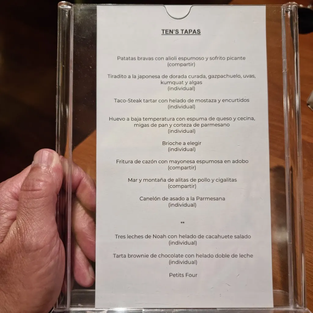 Menu_Ten's Tapes Restaurant Barcelona_Barcelona_image_3