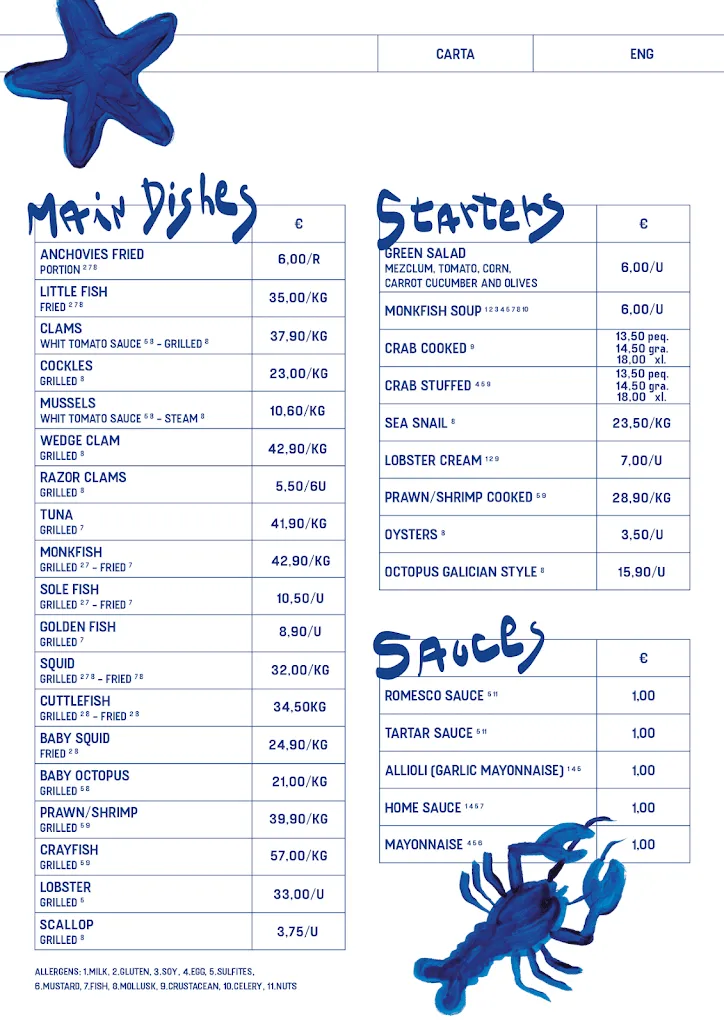 Menu_Puertecillo Sagrada Familia_Barcelona_image_2