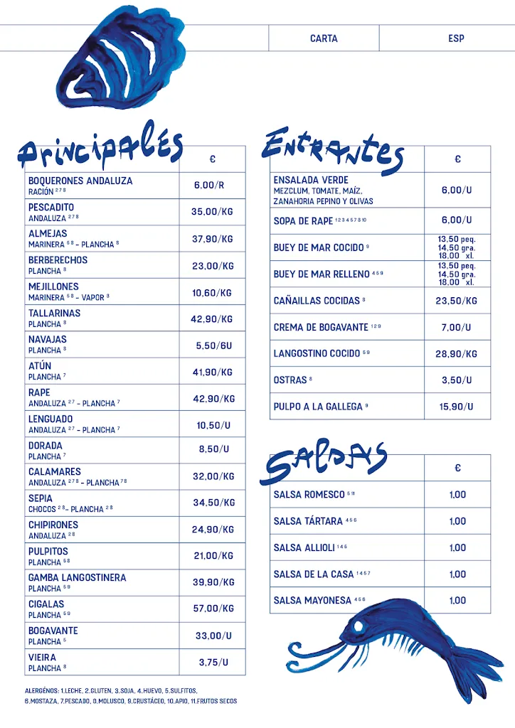 Menu_Puertecillo Sagrada Familia_Barcelona_image_3