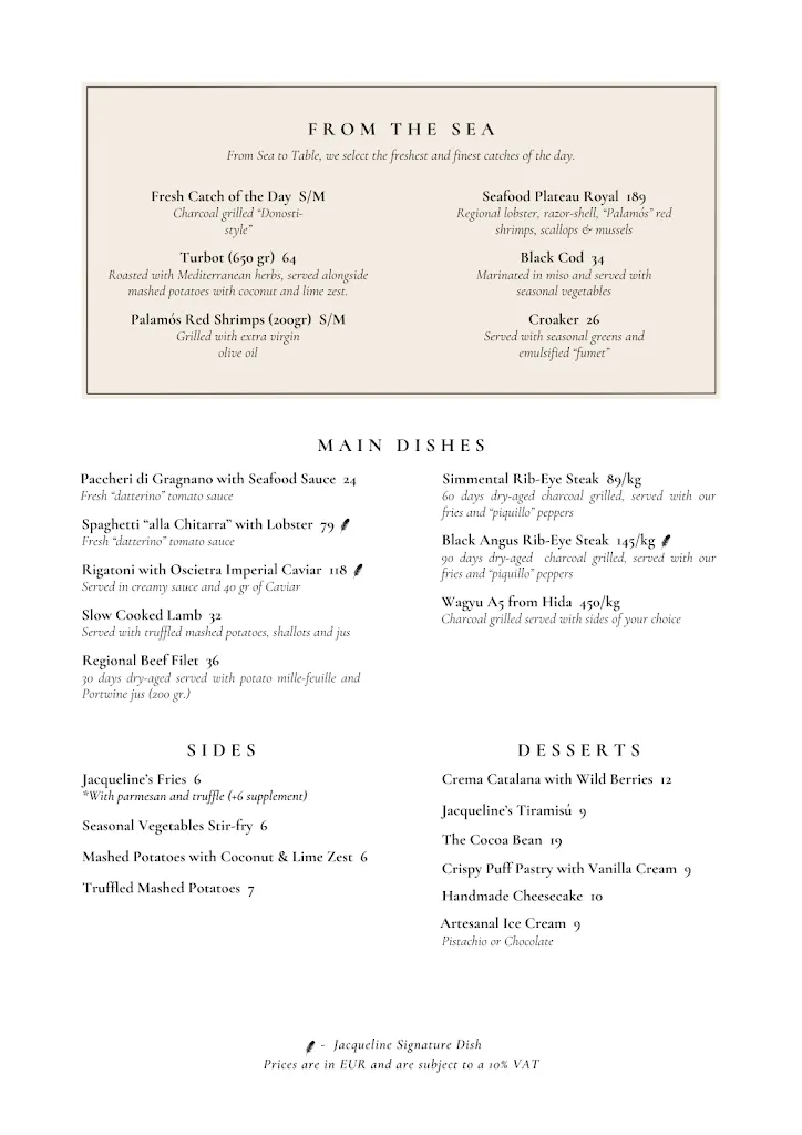 Menu_Jacqueline Barcelona_Barcelona_immagine_1