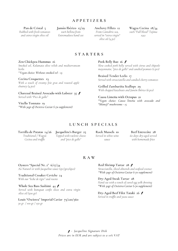 Menu_Jacqueline Barcelona_Barcelona_immagine_4