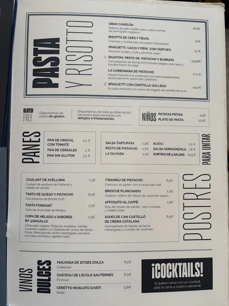 Menu_2254 Barcelona Restaurant_Barcelona_image_2