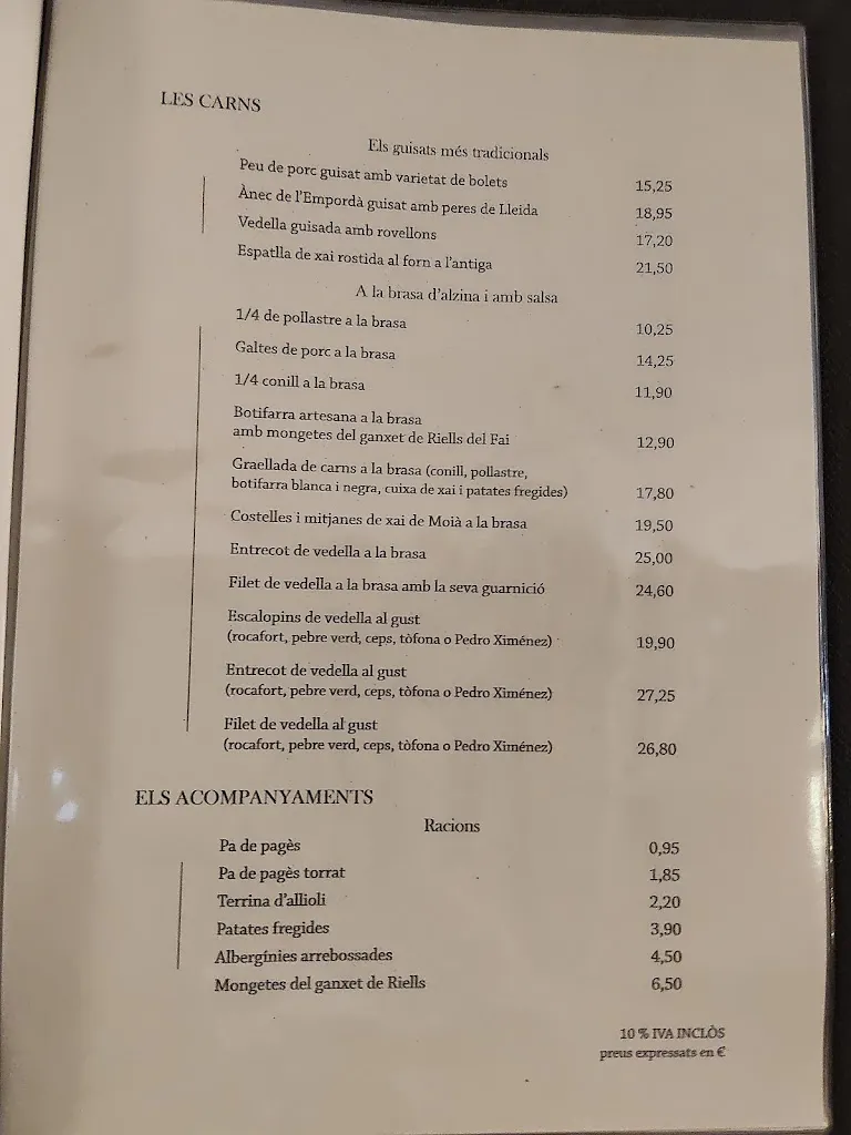 Menu_Can Traver Restaurant - Bigues i Riells del Fai_Bigues i Riells_immagine_2