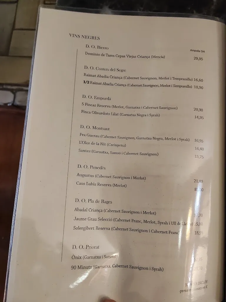 Menu_Can Traver Restaurant - Bigues i Riells del Fai_Bigues i Riells_immagine_4