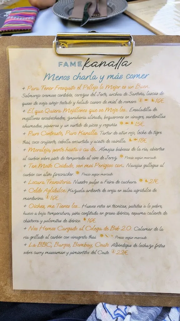 Menu_Fame Kanalla_Narón_image_1