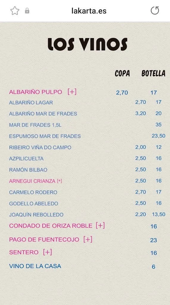 Menu_EL Colonial_Narón_image_2