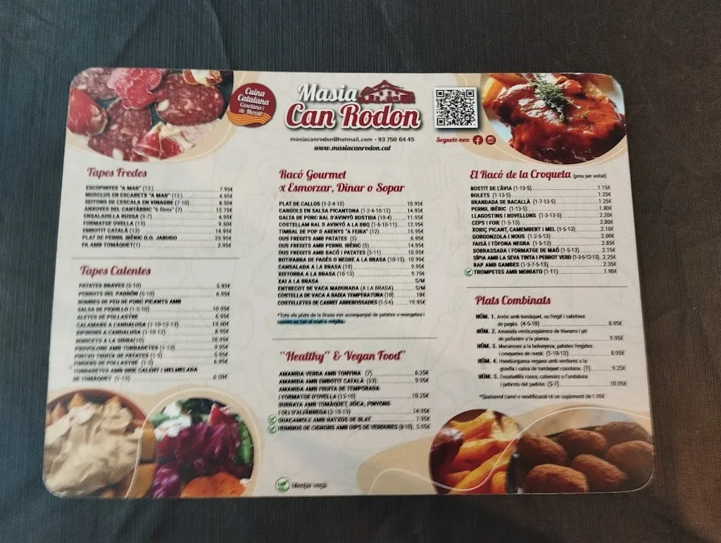 Menu_Masia Can Rodon - Restaurant a Cabrera de Mar_Cabrera dAnoia_image_1