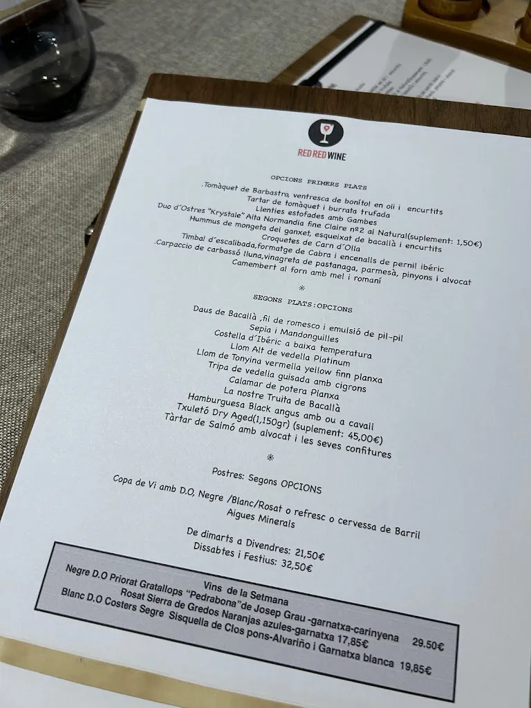 Menu_Red Red Wine_Cabrera dAnoia_image_3