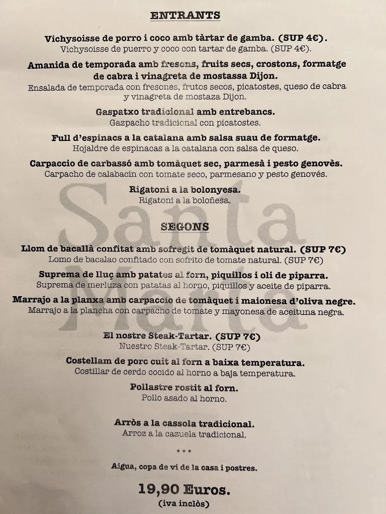 Menu_Restaurant Santa Marta_Cabrera dAnoia_image_3