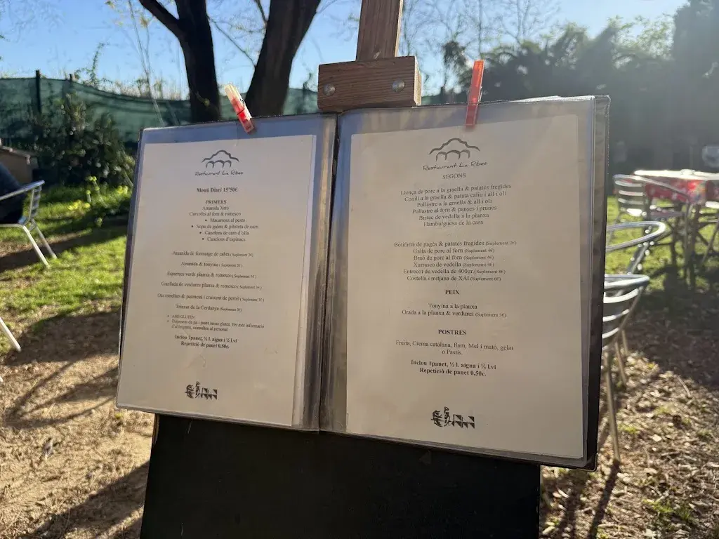Menu_Restaurant La Ribes_Cabrera de Mar_image_1