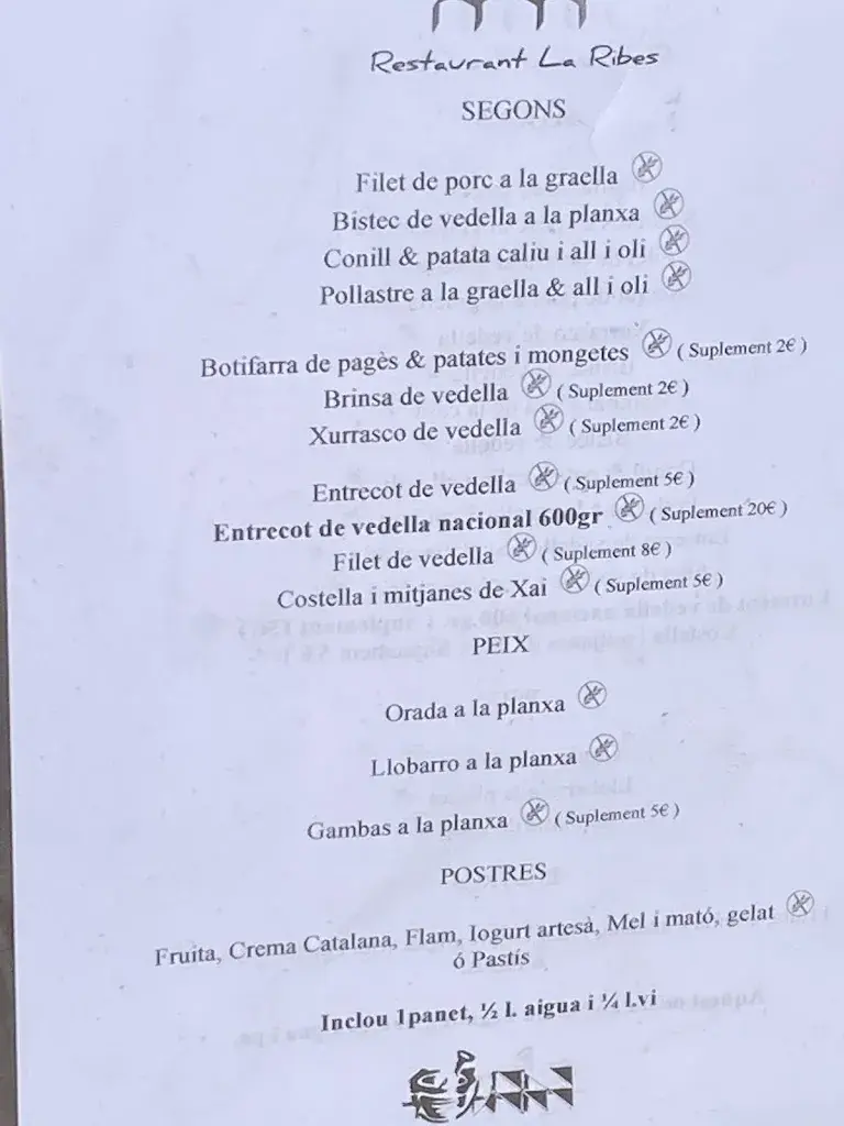 Menu_Restaurant La Ribes_Cabrera de Mar_image_3