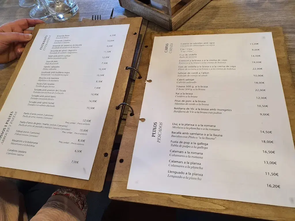 Menu_Bar - Restaurant El Roser_Calldetenes_image_2