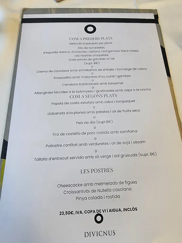 Menu_Restaurant Divicnus_Calldetenes_immagine_1