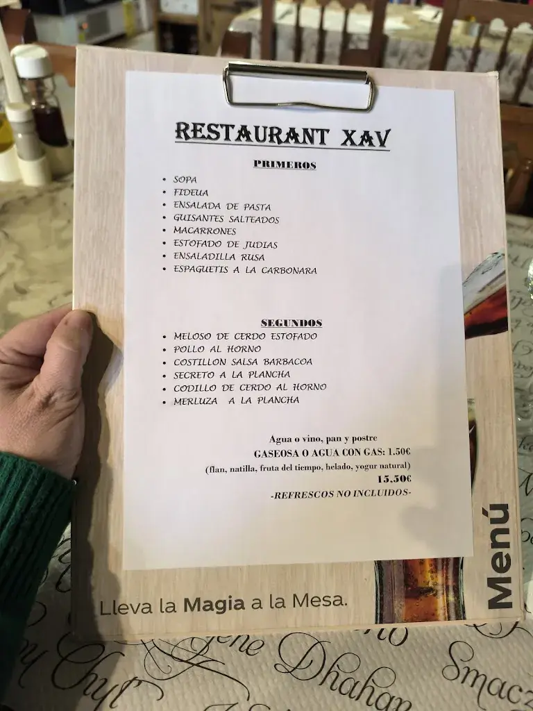 Menu_BAR RESTAURANT XAVI_Callús_image_4