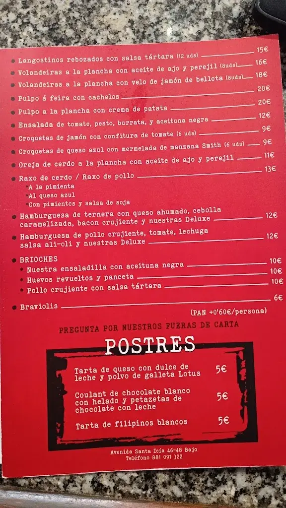 Menu_Restaurante Sta&Cía_Narón_image_1