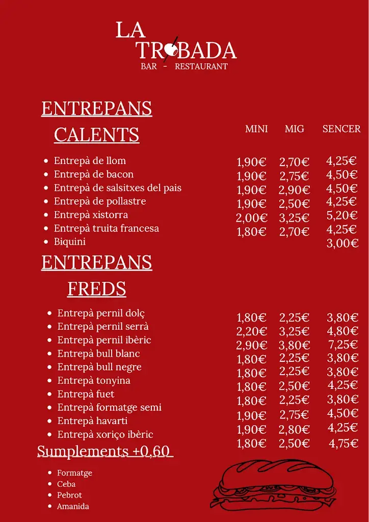Menu_La Trobada Bar Restaurant_Caldes dEstrac_image_1