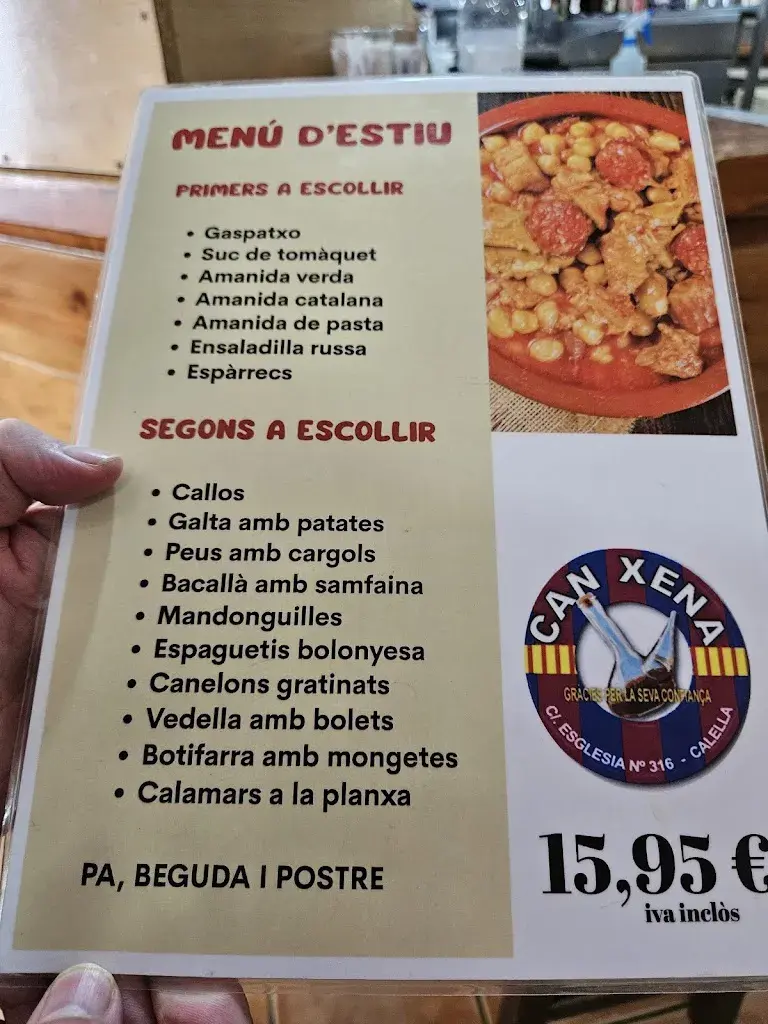 Menu_Can Xena_Calella_image_1