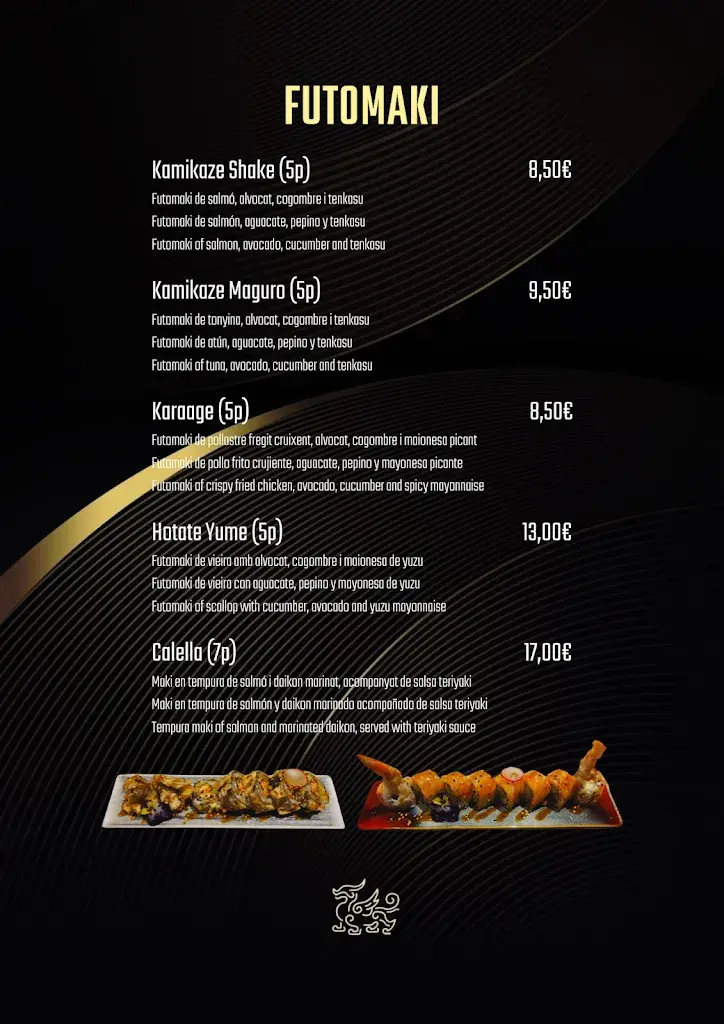 Menu_Kirin Restaurant_Calella_immagine_3