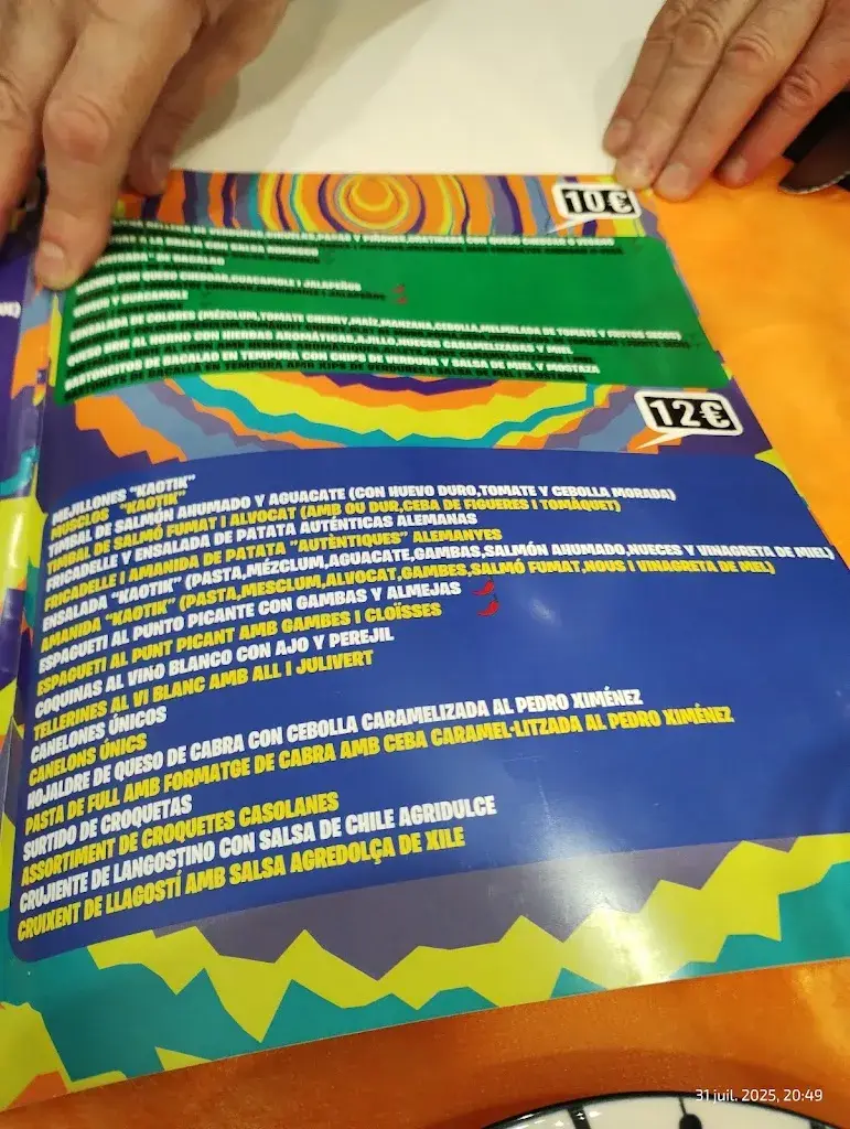 Menu_RESTAURANT KAOTIK_Calella_image_2