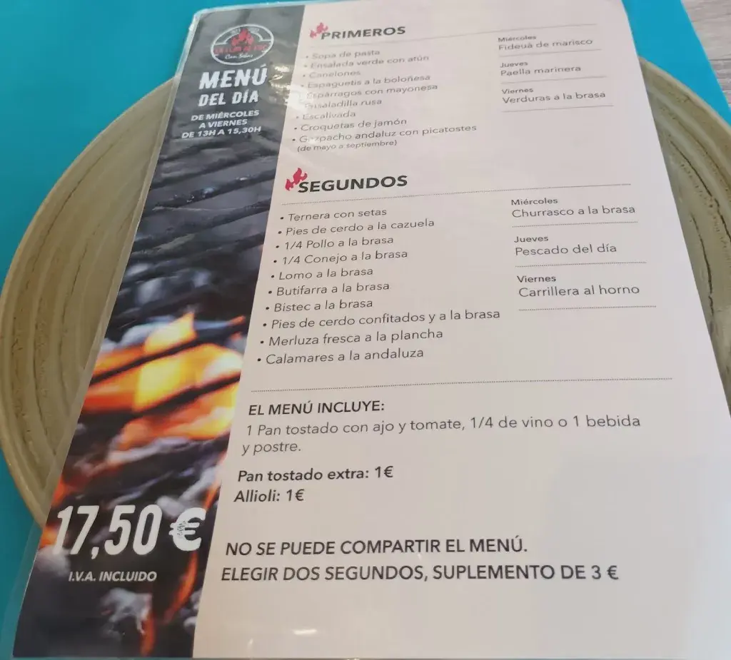 Menu_La Llar de Foc (Calella)_Calella_image_3