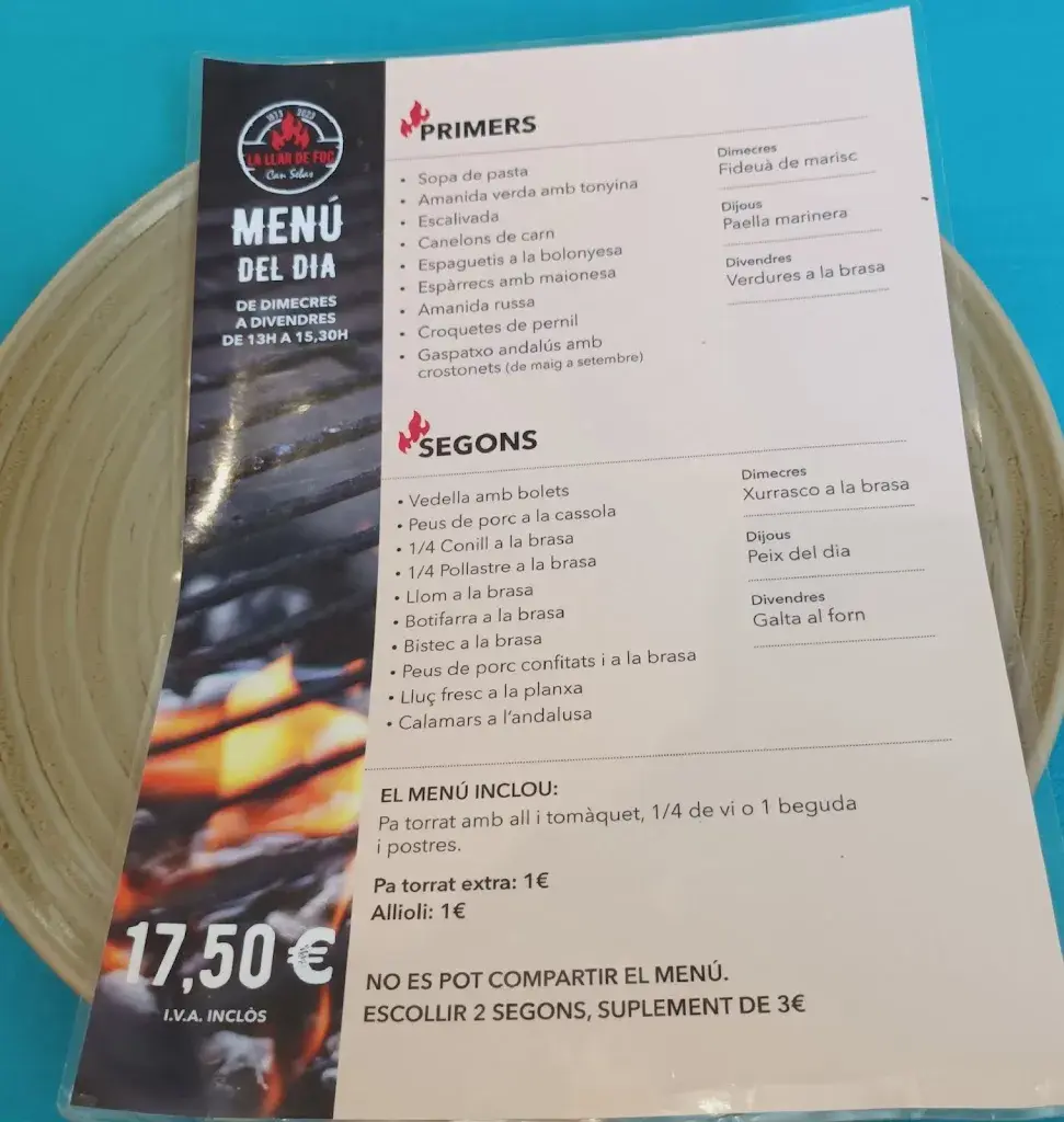 Menu_La Llar de Foc (Calella)_Calella_image_4