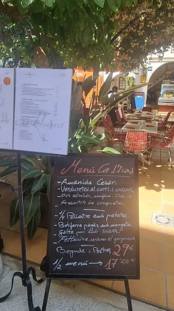 Menu_Restaurant Ca L'Isard_Calella_image_2