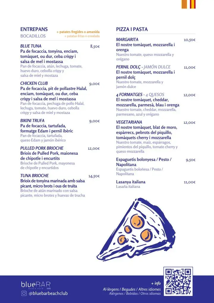 Menu_𝗕𝗟𝗨𝗘 𝗕𝗔𝗥 𝗕𝗘𝗔𝗖𝗛 𝗖𝗟𝗨𝗕 | 𝗖𝗔𝗟𝗘𝗟𝗟𝗔 | Restaurante en la playa_Calella_image_1