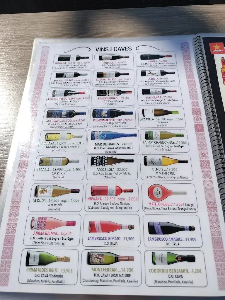 Menu_Frankfurt La Riera_Calella_image_1