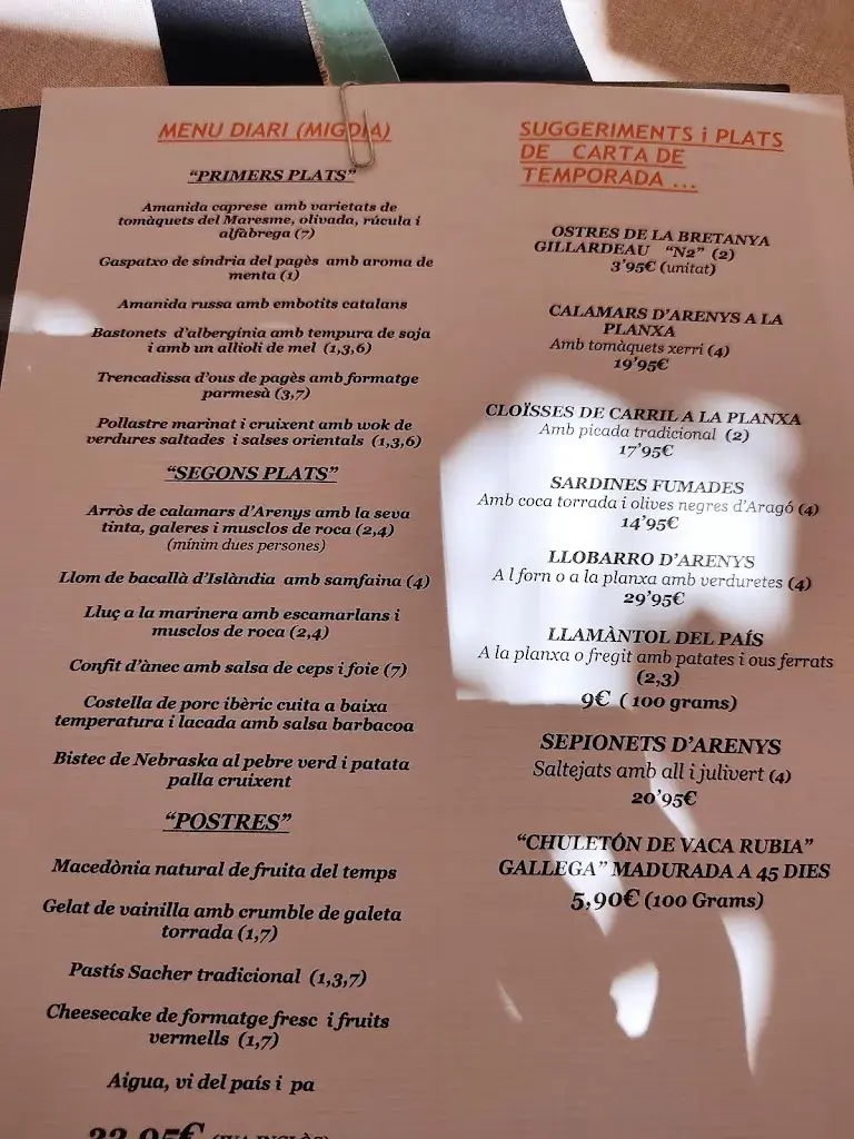 Menu_Ca l'Estrany_Cabrils_image_1