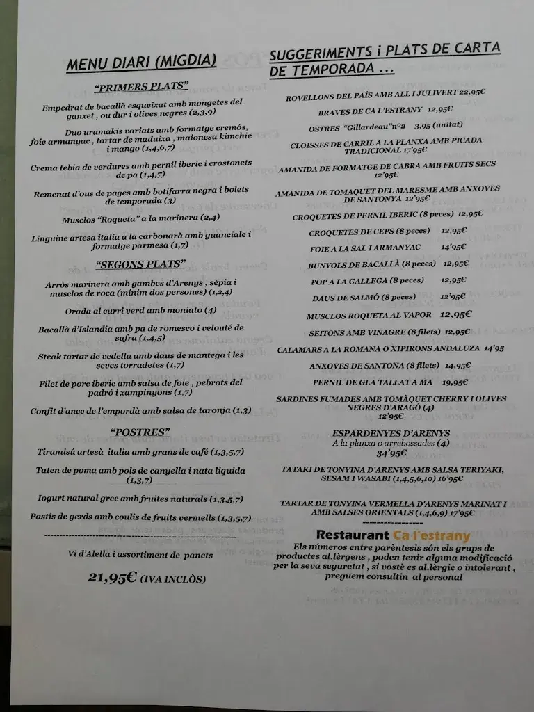 Menu_Ca l'Estrany_Cabrils_image_4