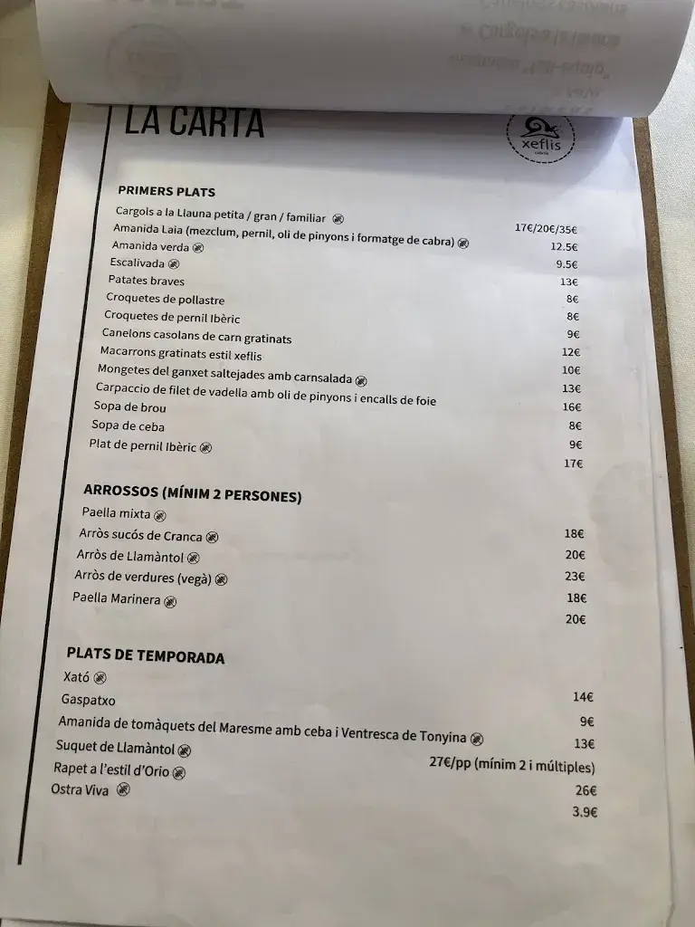 Menu_Restaurant Xeflis_Cabrils_immagine_2