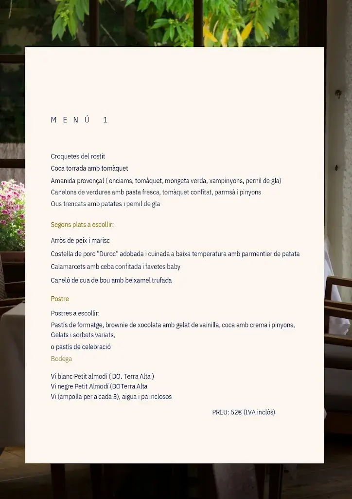 Menu_Hostal de la Plaça_Cabrils_immagine_2