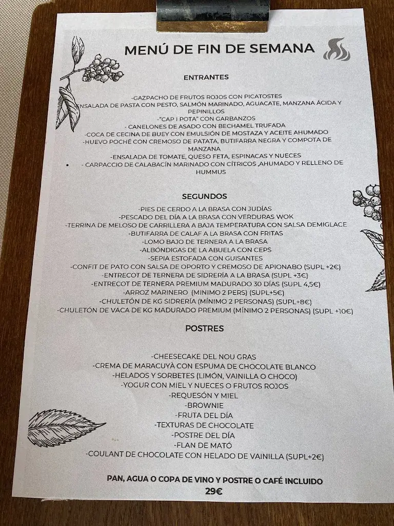 Menu_Nou Gras Restaurant_Cabrils_immagine_1