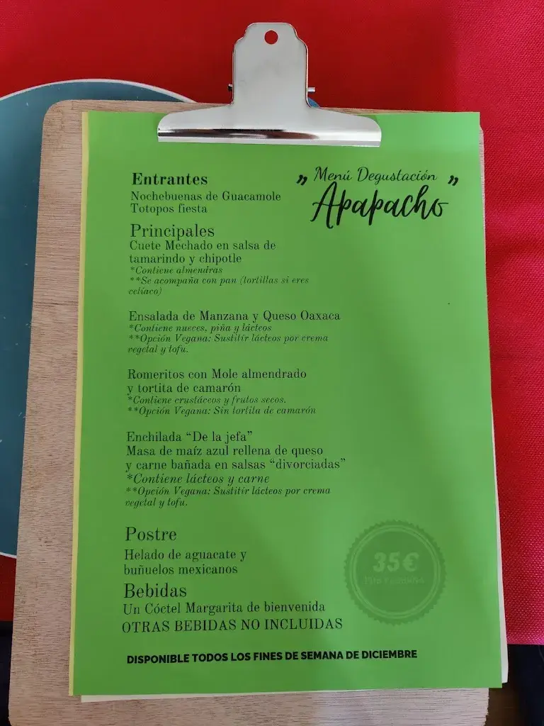 Menu_Azteca Tasting Narón_Narón_image_3