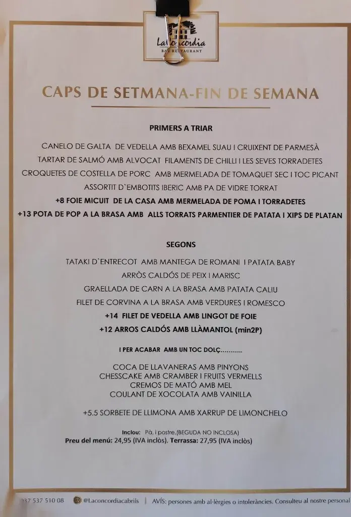 Menu_La Concòrdia. Bar. Restaurant_Cabrils_image_2