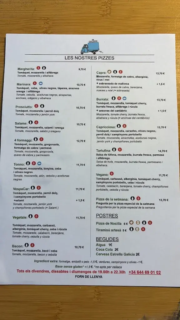 Menu_UNA PIZZA FoodTruck_Cabrils_immagine_1
