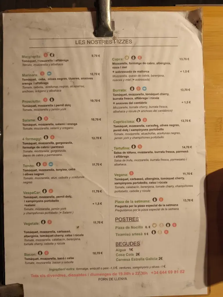 Menu_UNA PIZZA FoodTruck_Cabrils_immagine_2