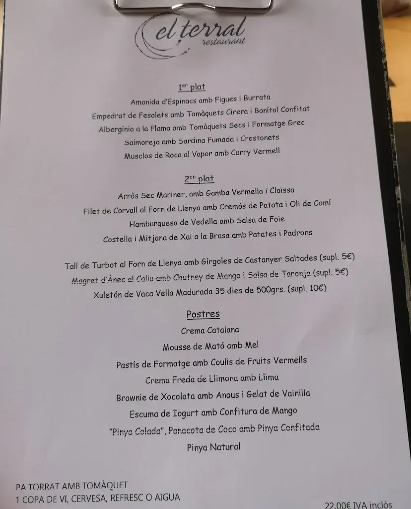 Menu_El Terral_Cabrils_image_3