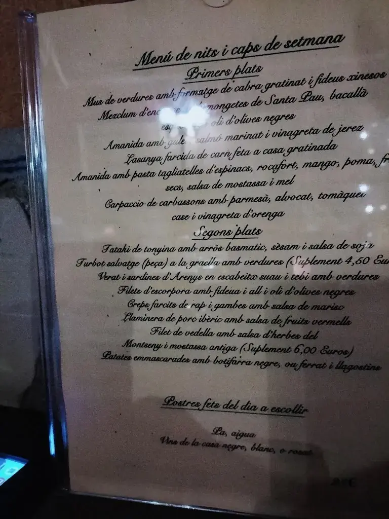 Menu_El Rebost de Premià_Cabrils_image_3