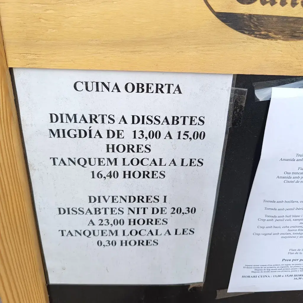 Menu_Caralmar Restaurant_Cabrils_image_1