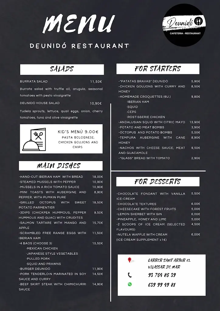 Menu_Deunidó Restaurant_Cabrils_immagine_1