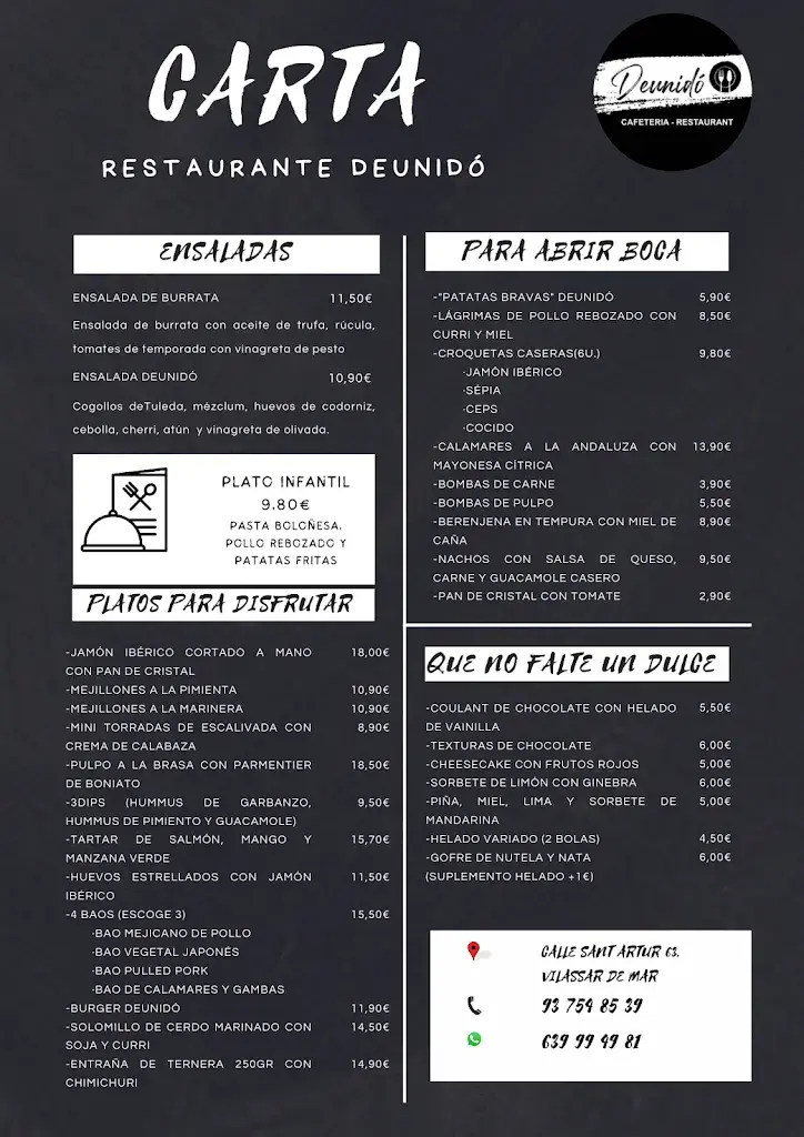 Menu_Deunidó Restaurant_Cabrils_immagine_2