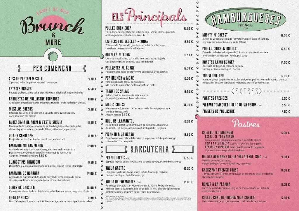 Menu_Brunch & More_Canet de Mar_image_4