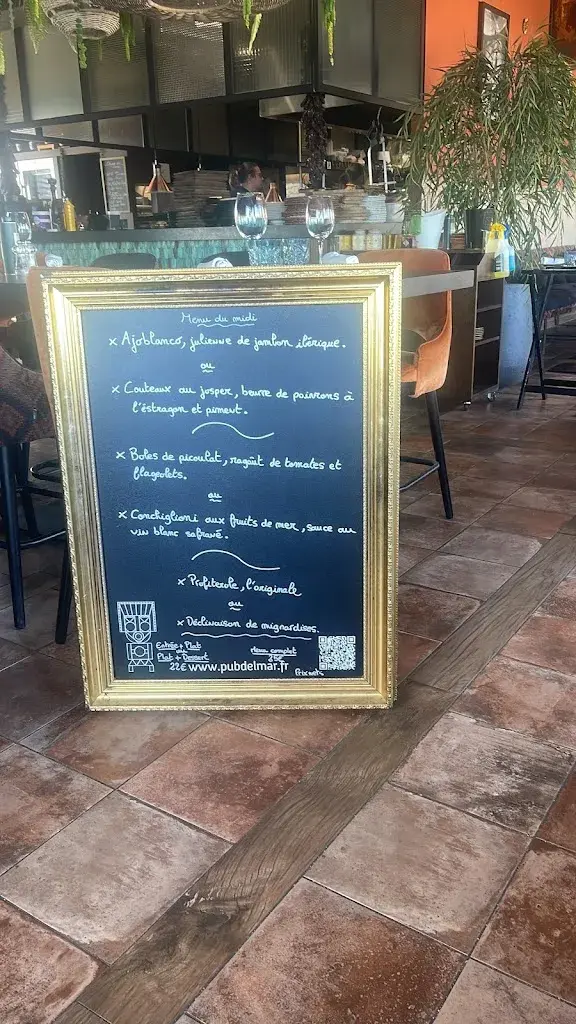 Menu_Pub del Mar - Restaurant Canet-En-Roussillon_Canet de Mar_image_1