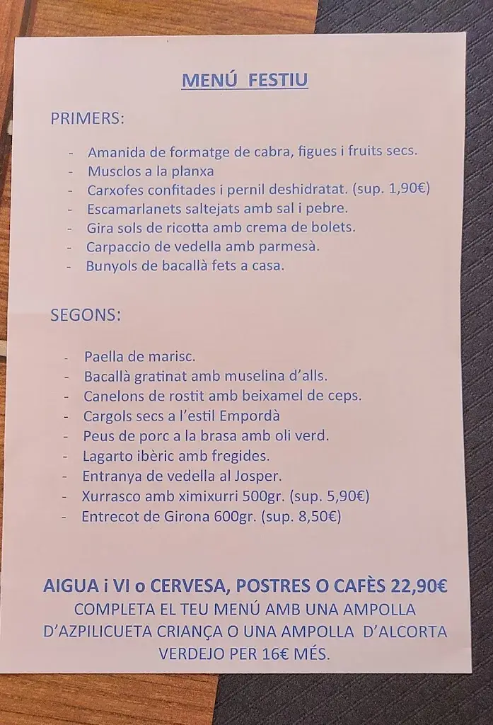 Menu_Gatzara_Canet de Mar_image_1